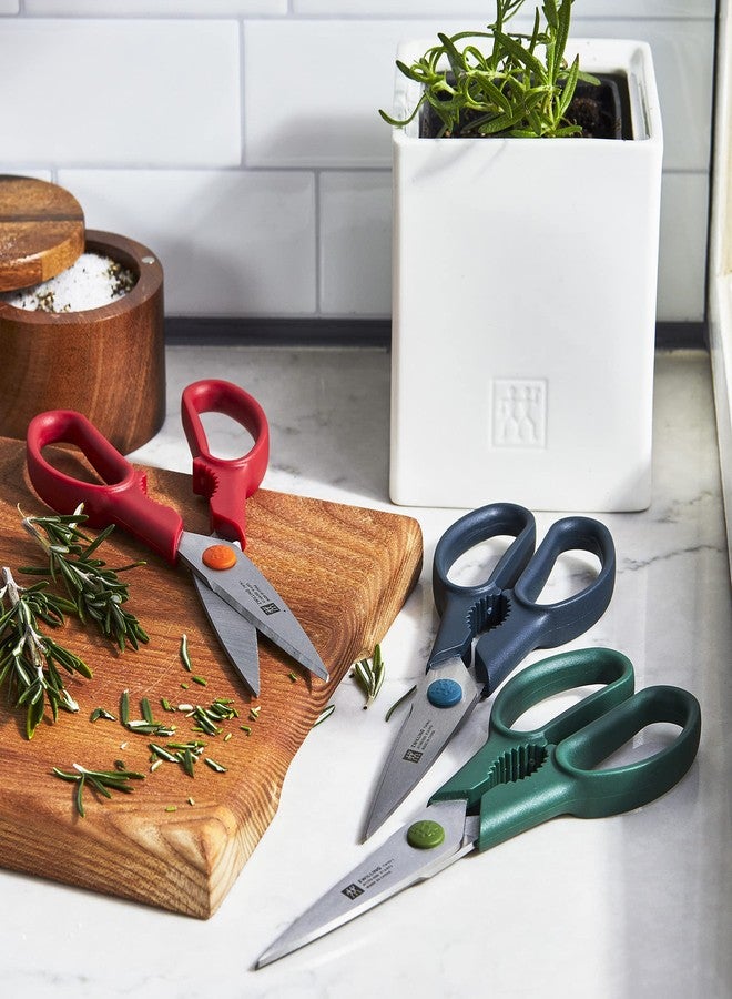 HENCKELS ZWILLING Now S 3-pc Shears Set, Blue, Red and Green - Image 2